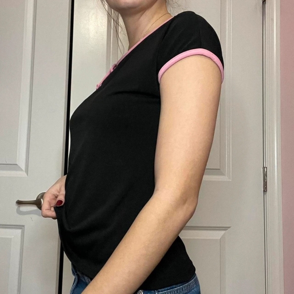 Urban Outfittets Black Pink Tank Top, S - Picture 2 of 4